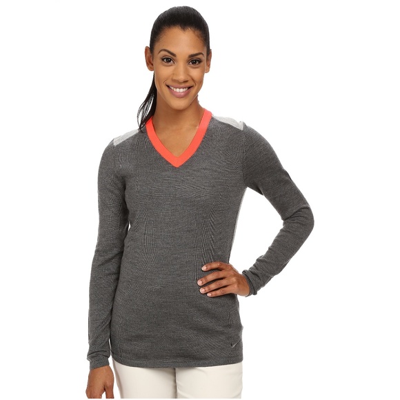 nike golf v neck sweater